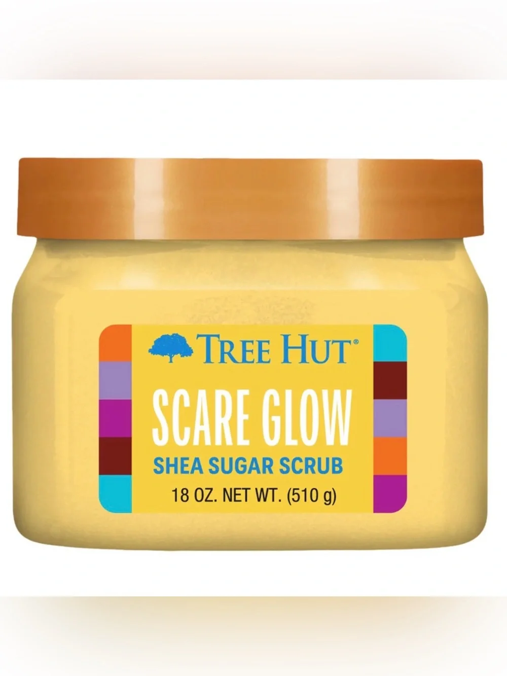 New Tree Hut Scare Glow Shea Butter Sugar Body Scrub, 18 oz